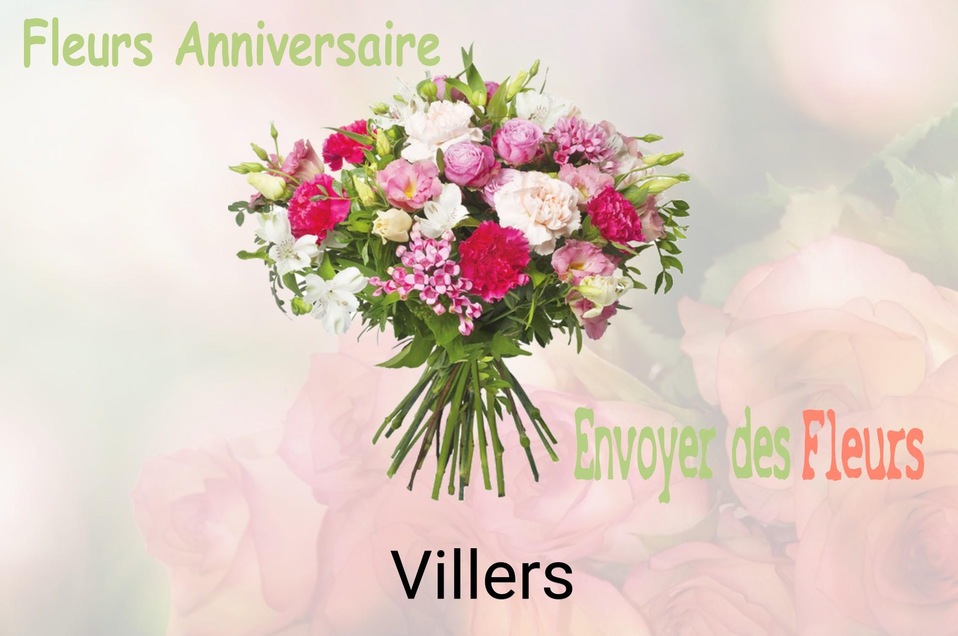 Bouquet de fleurs d’anniversaire livré à Villers