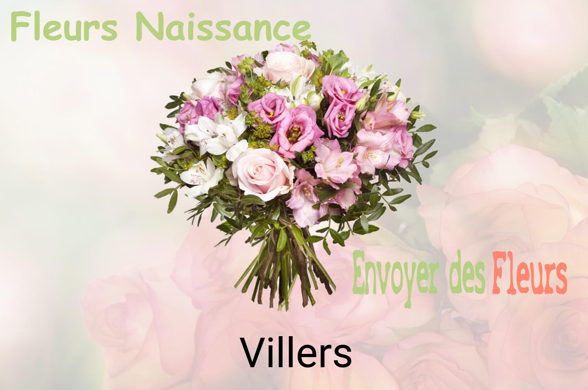 Bouquet de fleurs de naissance livré à Villers